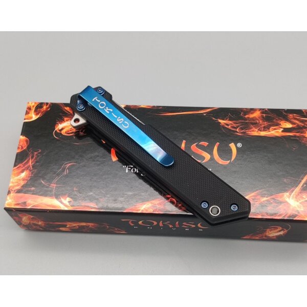 Tokisu Shibui Flipper D2 Stahl G10 Griff