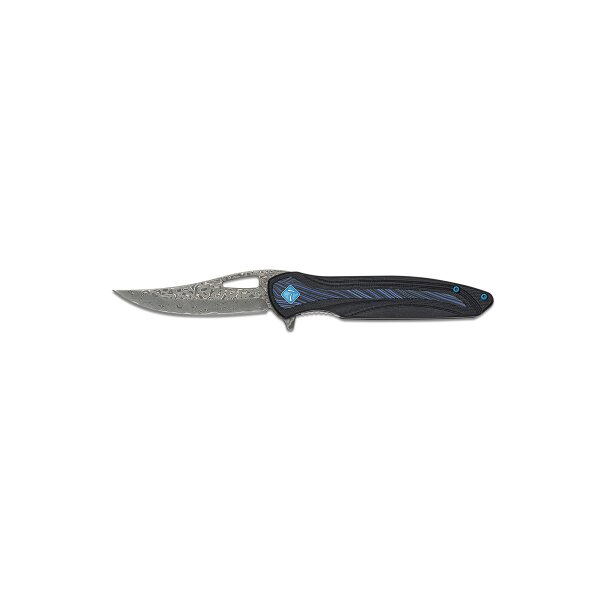 Tokisu Irusu Damast Flipper Damaststahl G10 Griff