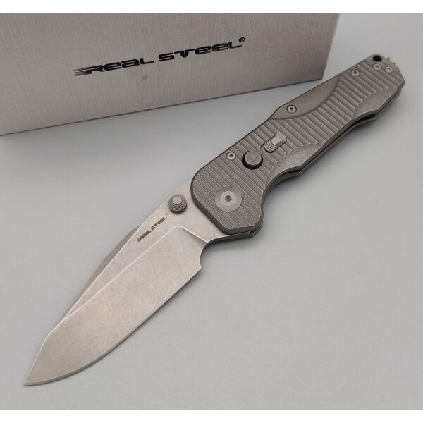 Real Steel Evolution Droppoint SW Framelock by Carson Huang