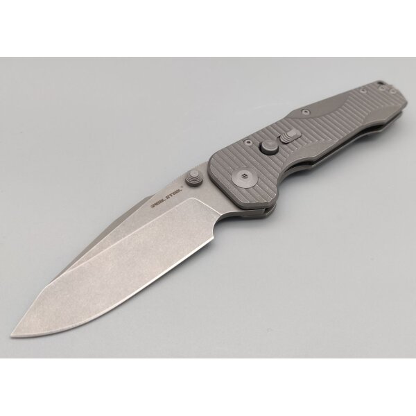 Real Steel Evolution Droppoint SW Framelock by Carson Huang