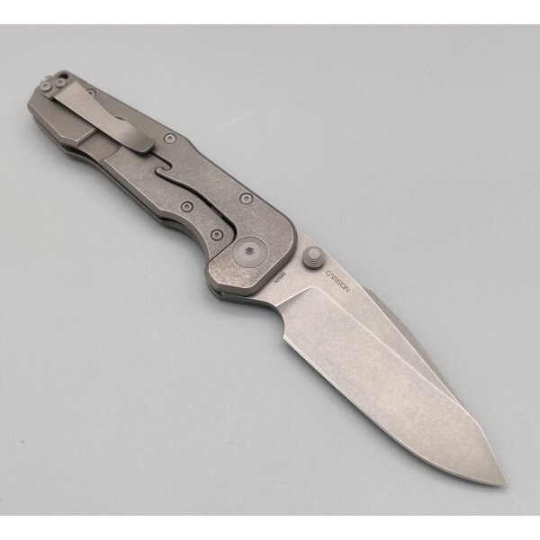 Real Steel Evolution Droppoint SW Framelock by Carson Huang