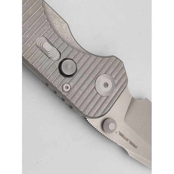 Real Steel Evolution Droppoint SW Framelock by Carson Huang