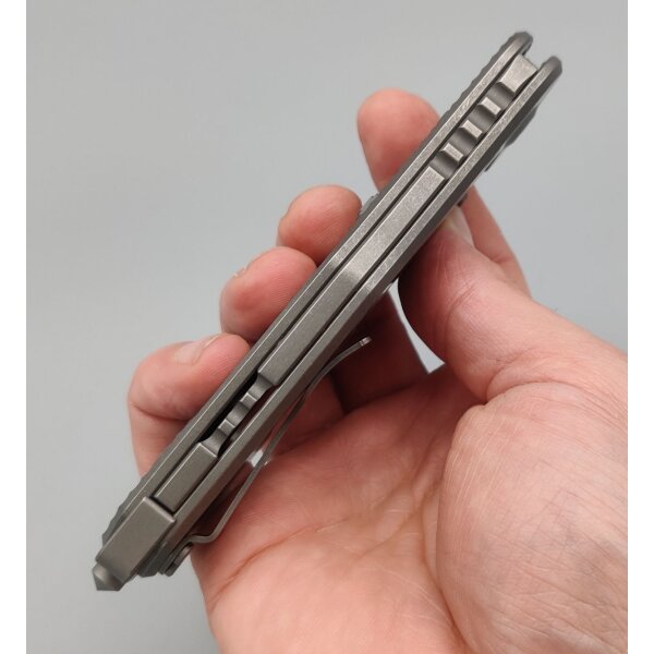 Real Steel Evolution Droppoint SW Framelock by Carson Huang