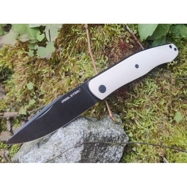 Real Steel Serenity G10 Ivory Slipjoint by Braginets