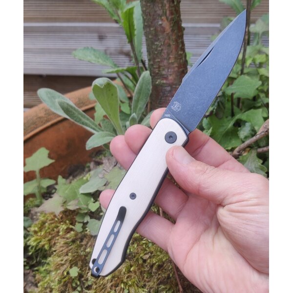 Real Steel Serenity G10 Ivory Slipjoint by Braginets