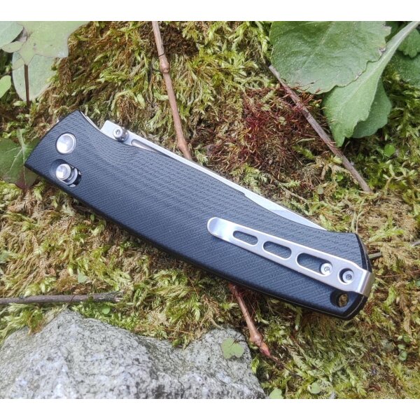 Real Steel RSK Pathfinder Folder Black G10 14C28N