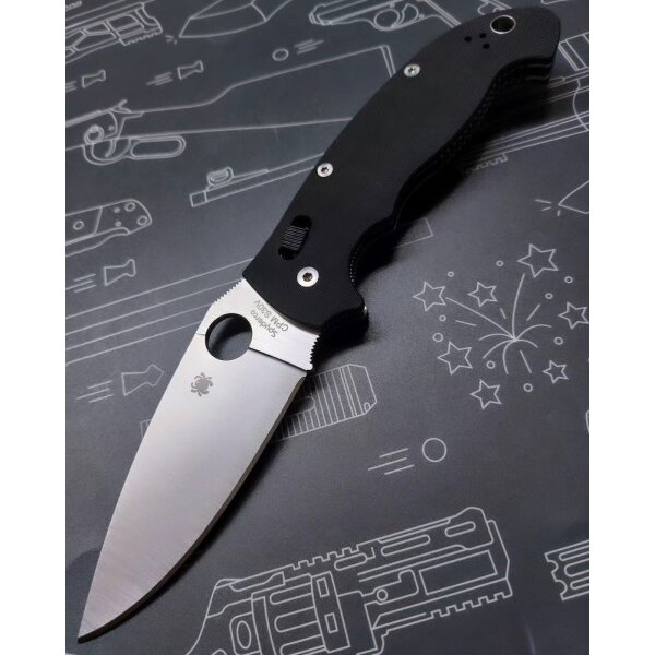 Spyderco Manix 2 XL G10 CPM-S-30V Stahl black schwarz Made in USA Taschenmesser Messer 01SP741