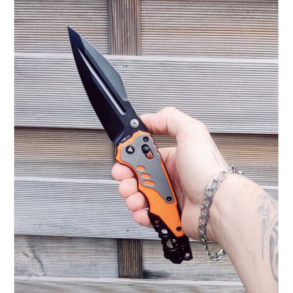 Trivisa Intruder-03O G10 Orange TASKnives Design 14c28n
