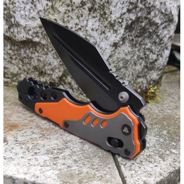 Trivisa Intruder-03O G10 Orange TASKnives Design 14c28n