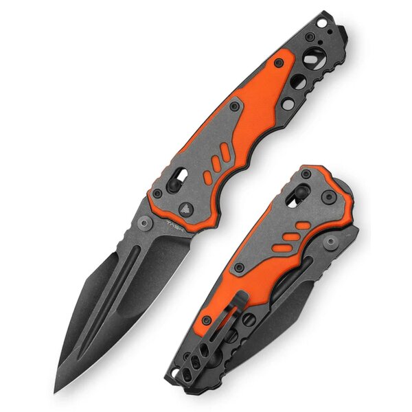Trivisa Intruder-03O G10 Orange TASKnives Design 14c28n