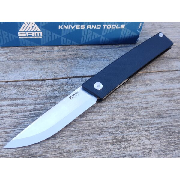 SRM Knives 401L-GB Gent Flipper 10Cr15CoMoV G10 Griff