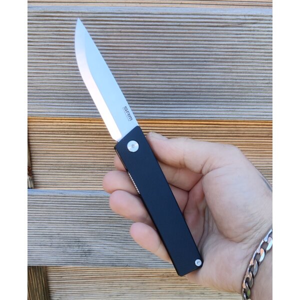 SRM Knives 401L-GB Gent Flipper 10Cr15CoMoV G10 Griff