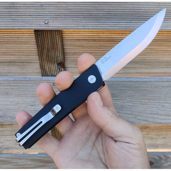SRM Knives 401L-GB Gent Flipper 10Cr15CoMoV G10 Griff