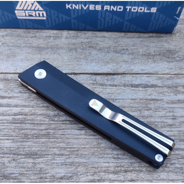 SRM Knives 401L-GB Gent Flipper 10Cr15CoMoV G10 Griff