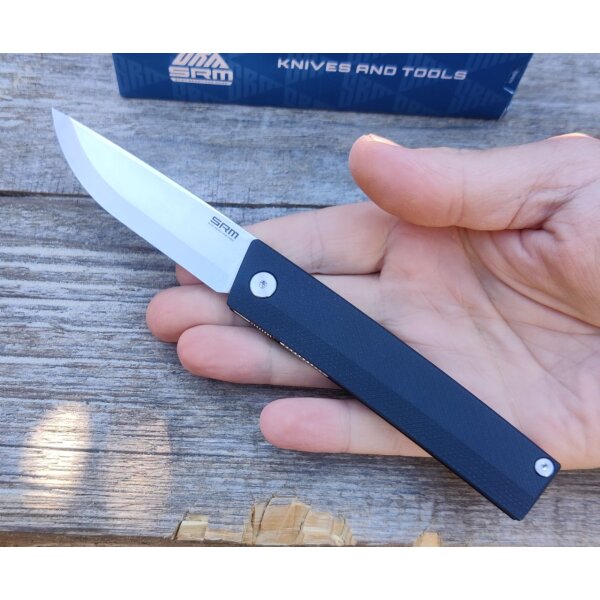 SRM Knives 401L-GB Gent Flipper 10Cr15CoMoV G10 Griff