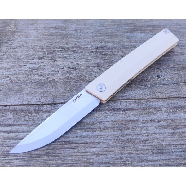 SRM Knives 401L-GT Gent Flipper 10Cr15CoMoV G10 Griff