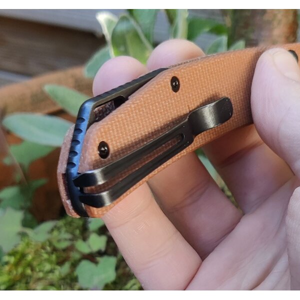 SRM Knives 411L-MN Ambi Lock Folder 14C28N Stahl Micarta