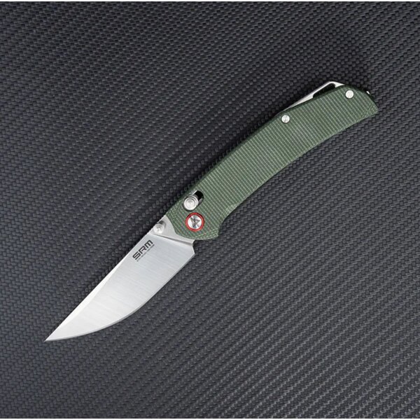 SRM Knives 411L-MG Ambi Lock Folder 14C28N Stahl Micarta