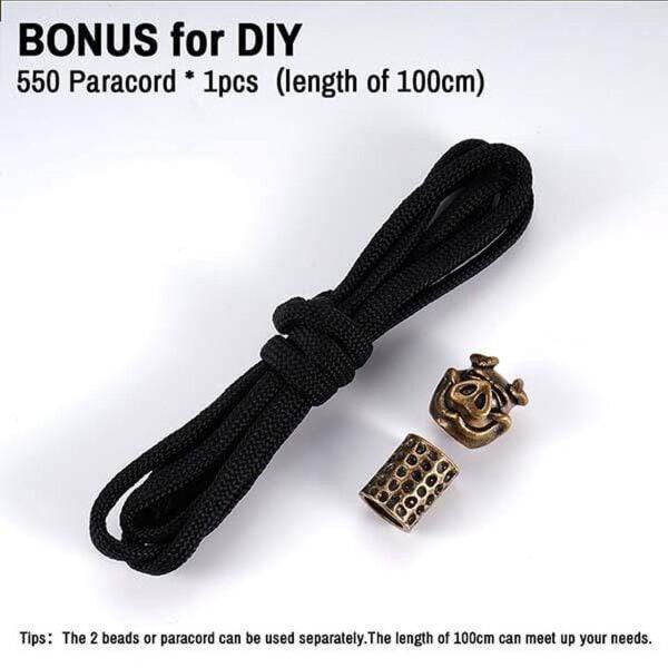 Viperade Vintage Warpig Brass Lanyard Bead