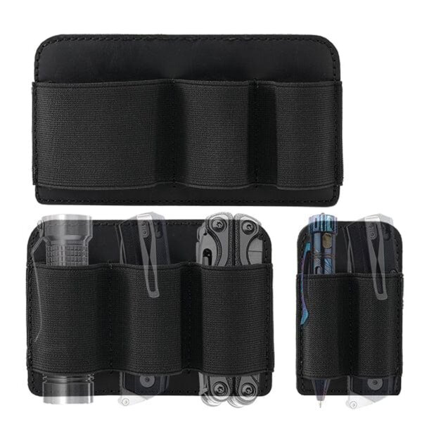 Viperade PL6 Organizer Kit 3er Set aus Leder mit elastischen Bändern