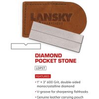 Lansky LDPST Diamond Pocket Stone Taschenschleifstein