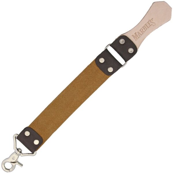 Marbles Small Razor Strop Abziehriemen aus echtem Leder für Rasiermesser oder Messer