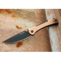 Real Steel Sylph Bronze PVD Linerlock Folder