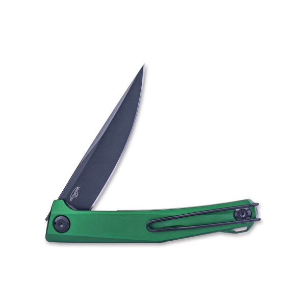Real Steel Teres Racing Green PVD Flipper
