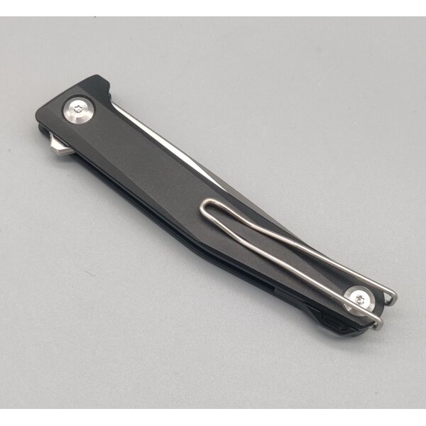 Real Steel Teres Black Satin Flipper