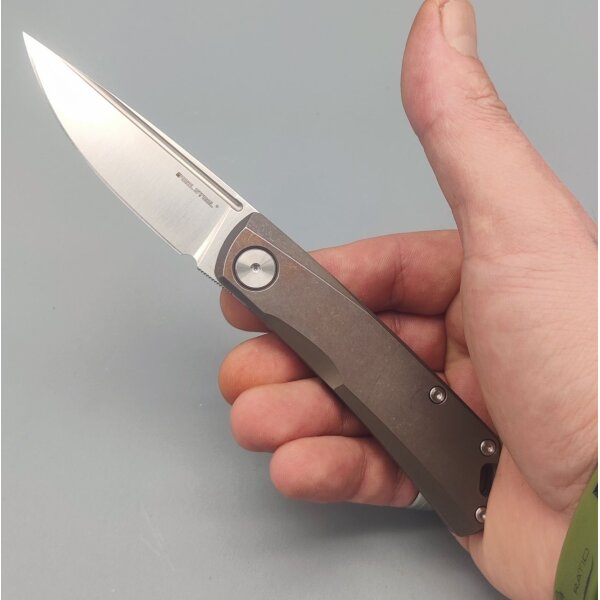 Real Steel Luna TS Böhler N690 Titan Bronze