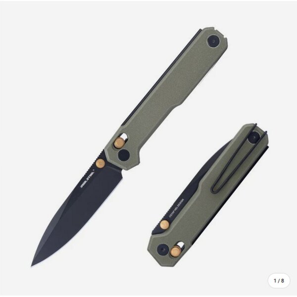 Real Steel Perix G10 Olive Green/ PVD Nitro-V