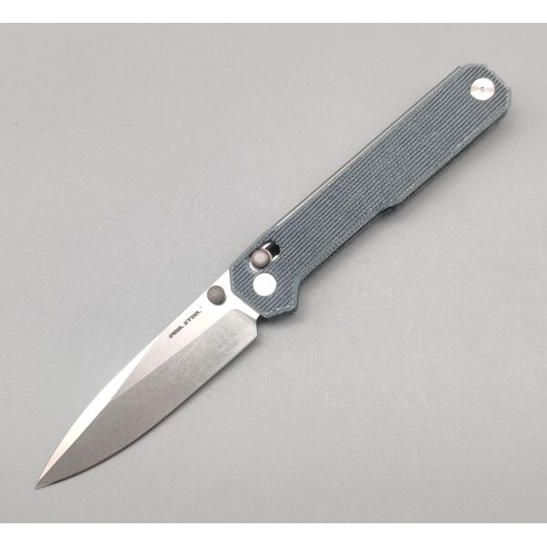 Real Steel Perix Denim Micarta / Stonewashed