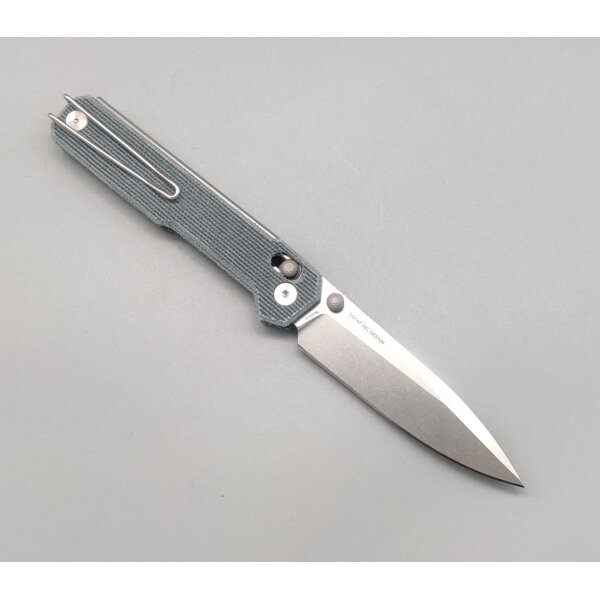 Real Steel Perix Denim Micarta / Stonewashed