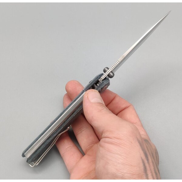 Real Steel Perix Denim Micarta / Stonewashed