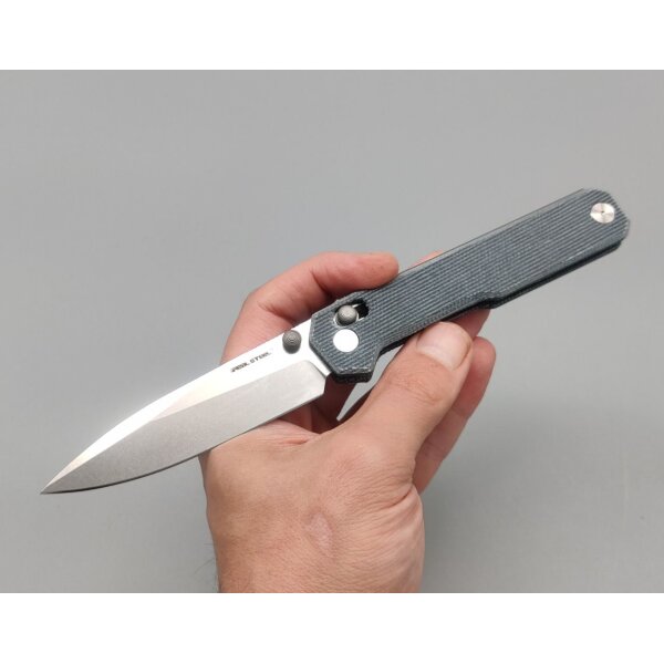 Real Steel Perix Denim Micarta / Stonewashed