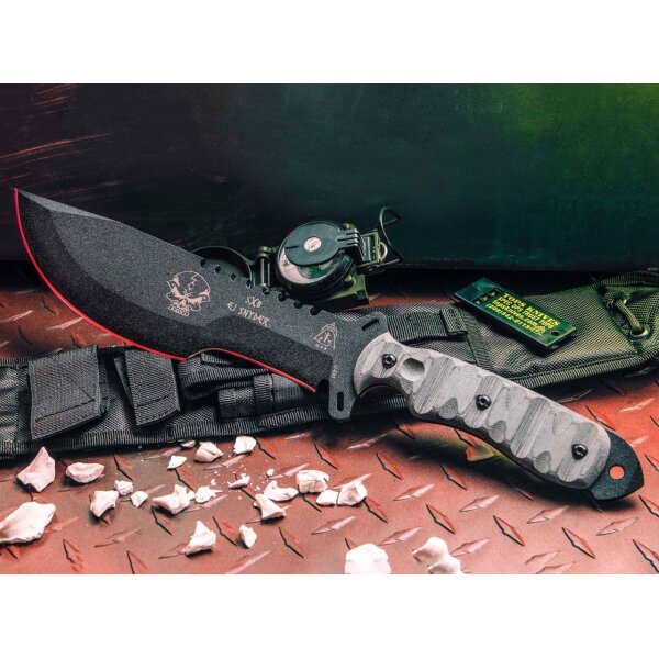 TOPS Knives SXB Micarta EJ Snyder 1095 Stahl Outdoormesser