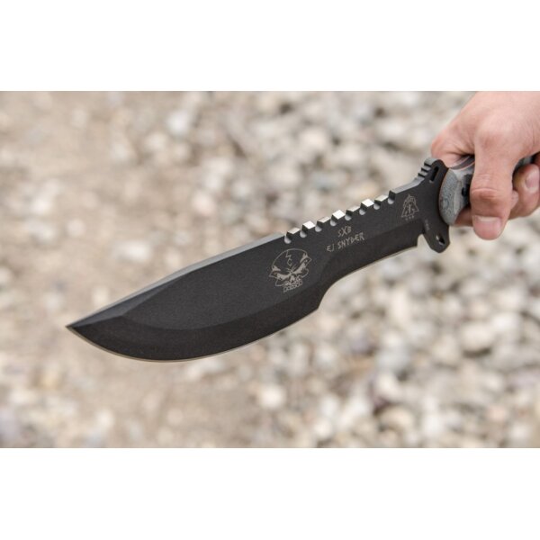 TOPS Knives SXB Micarta EJ Snyder 1095 Stahl Outdoormesser