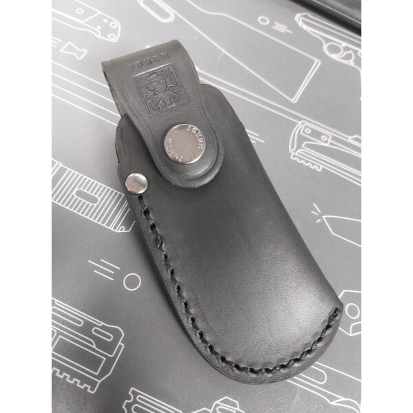 Joker Lederscheide Scheide Funda Leder Schwarz Made in Spain für Taschenmesser