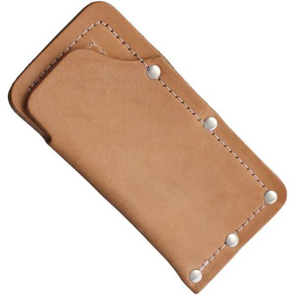 Lederetui mit Gürtelklammer aus Kunststoff für große Taschenmesser
