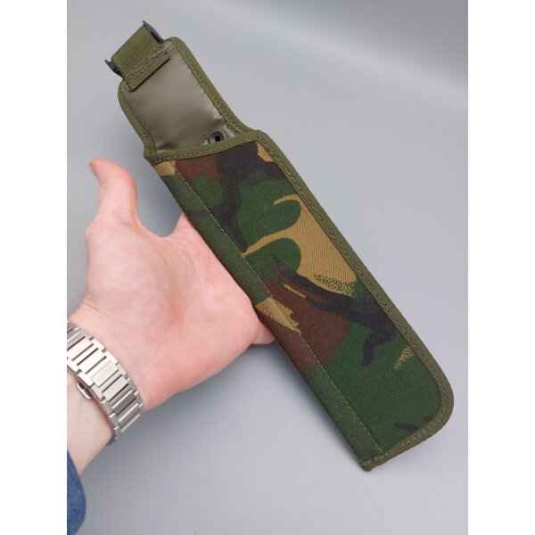 Britische Frog Bajonettscheide robust Army Militär neuwertig DPM tarn Camo Bajonett Messer