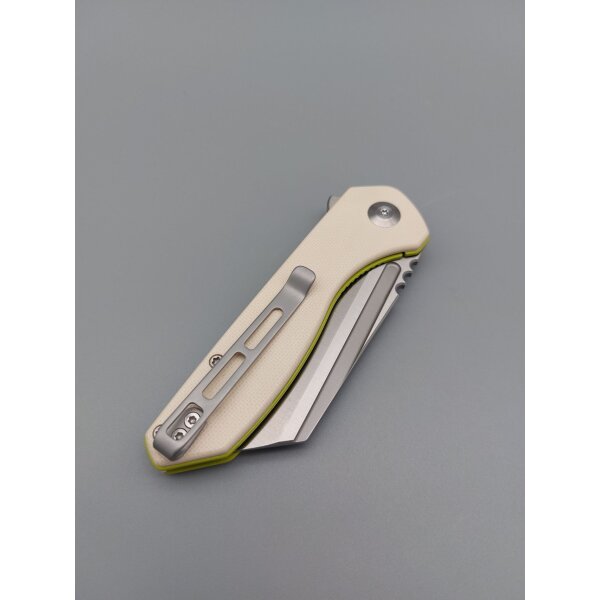 CIVIVI ExOne G10 Ivory Flipper mit Nitro-V Klinge G10 beige ivory