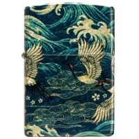 Zippo Eastern 540° Fusion Asia gold grün Kranich...