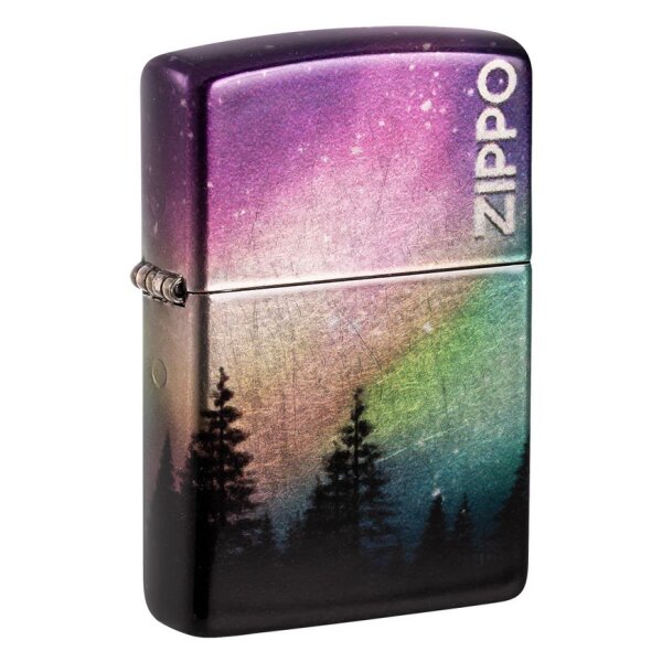 Zippo colorful sky schimmerndes Feuerzeug in chrome
