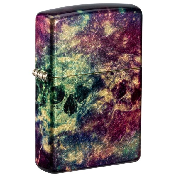 Zippo Galaxy Skull Feuerzeug Made in USA shine schimmer