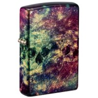 Zippo Galaxy Skull Feuerzeug Made in USA shine schimmer