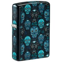 Zippo Sugar Skulls Glow in the dark Feuerzeug Made in USA...