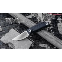 Real Steel CVX-80 Black Messer Fahrtenmesser N690 Stahl...