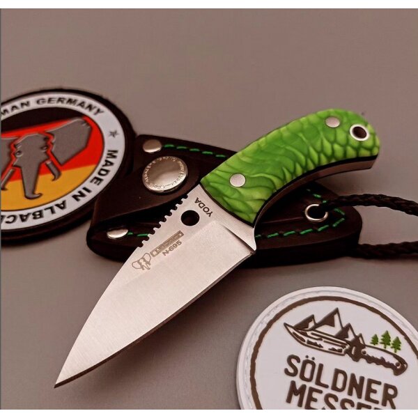 Cudeman Yoda N695 Green Juma Yuma inkl. Lederscheide