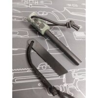 Joker Feuerstarter Feuerstahl Fire Steel Micarta...