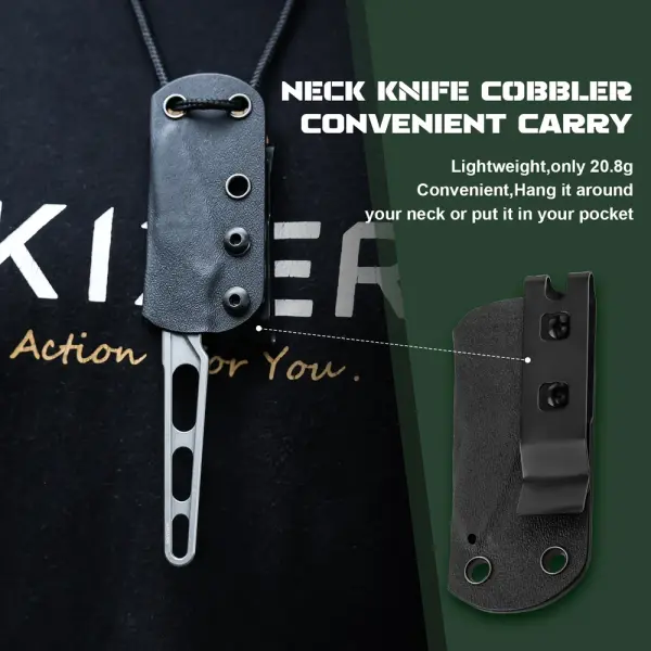 Kizer Scuttler EDC Neck Knife Torbé Design